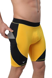 Yellow/Black Shorts