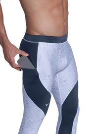 men's running tights with phone pocket