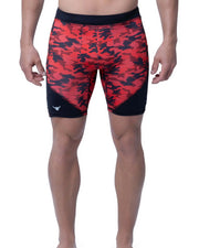 Red Camo Shorts