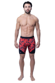 Red Camo Shorts