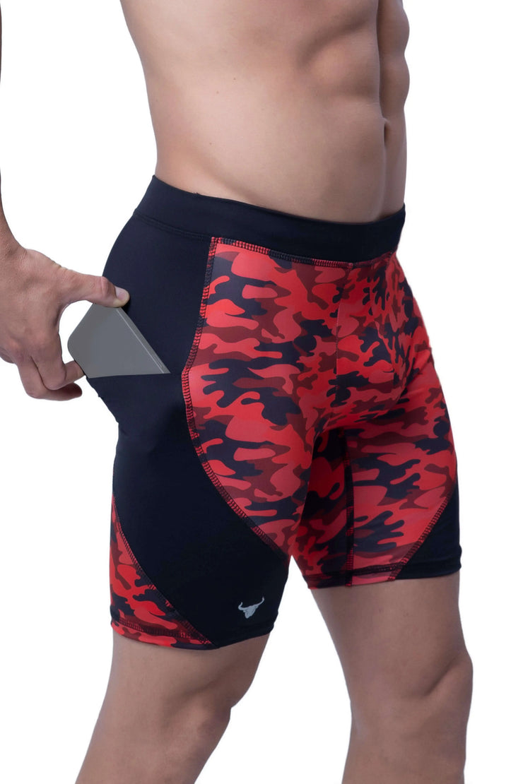 Red Camo Shorts