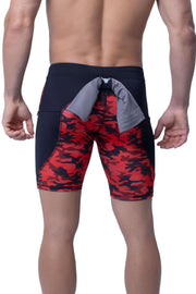 Red Camo Shorts