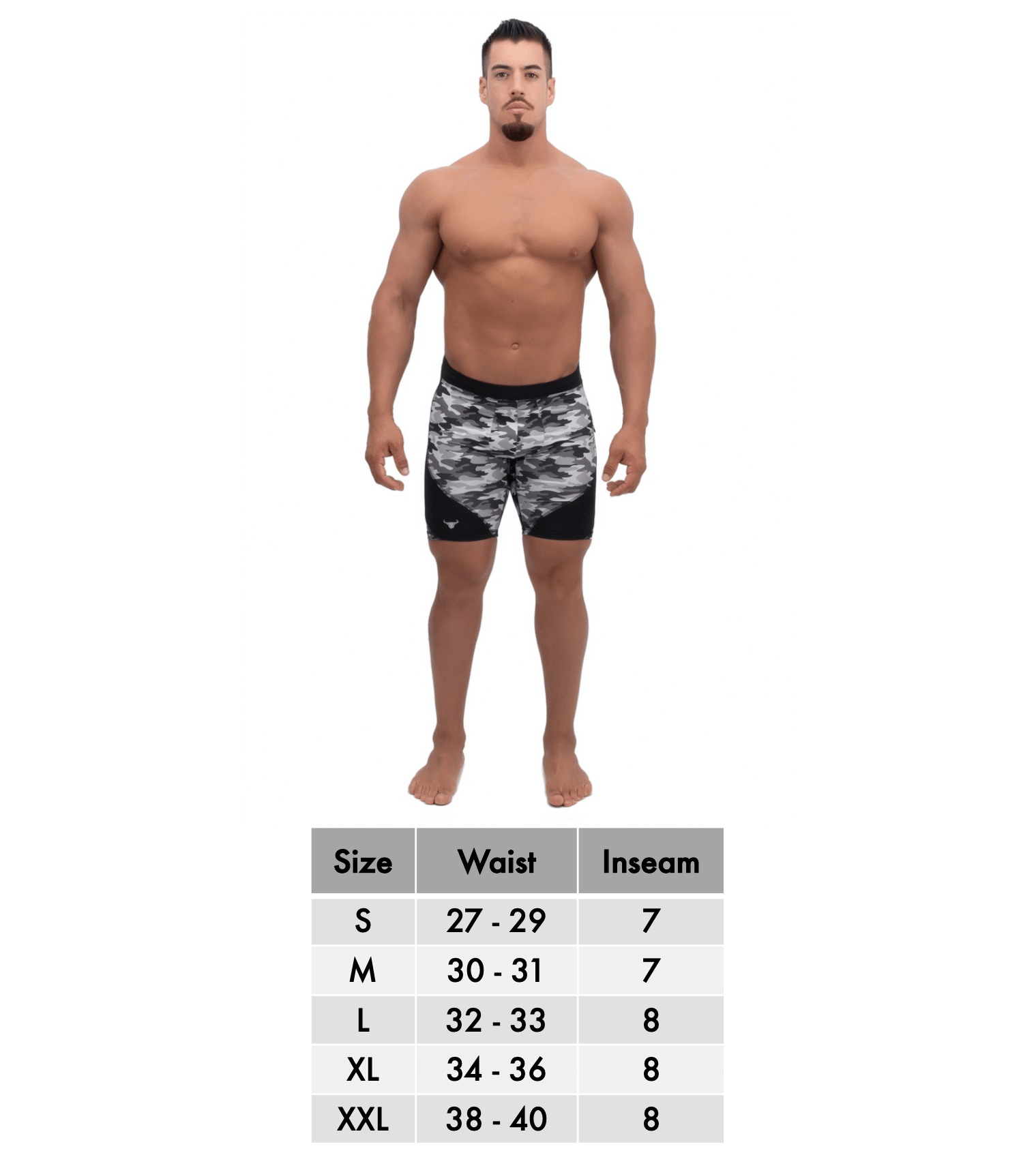 Reverse Gray Camo Shorts