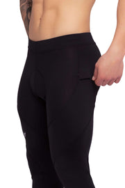 Black/Black Biker Meggings