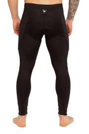 Black/Black Biker Meggings