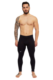 Black/Black Biker Meggings