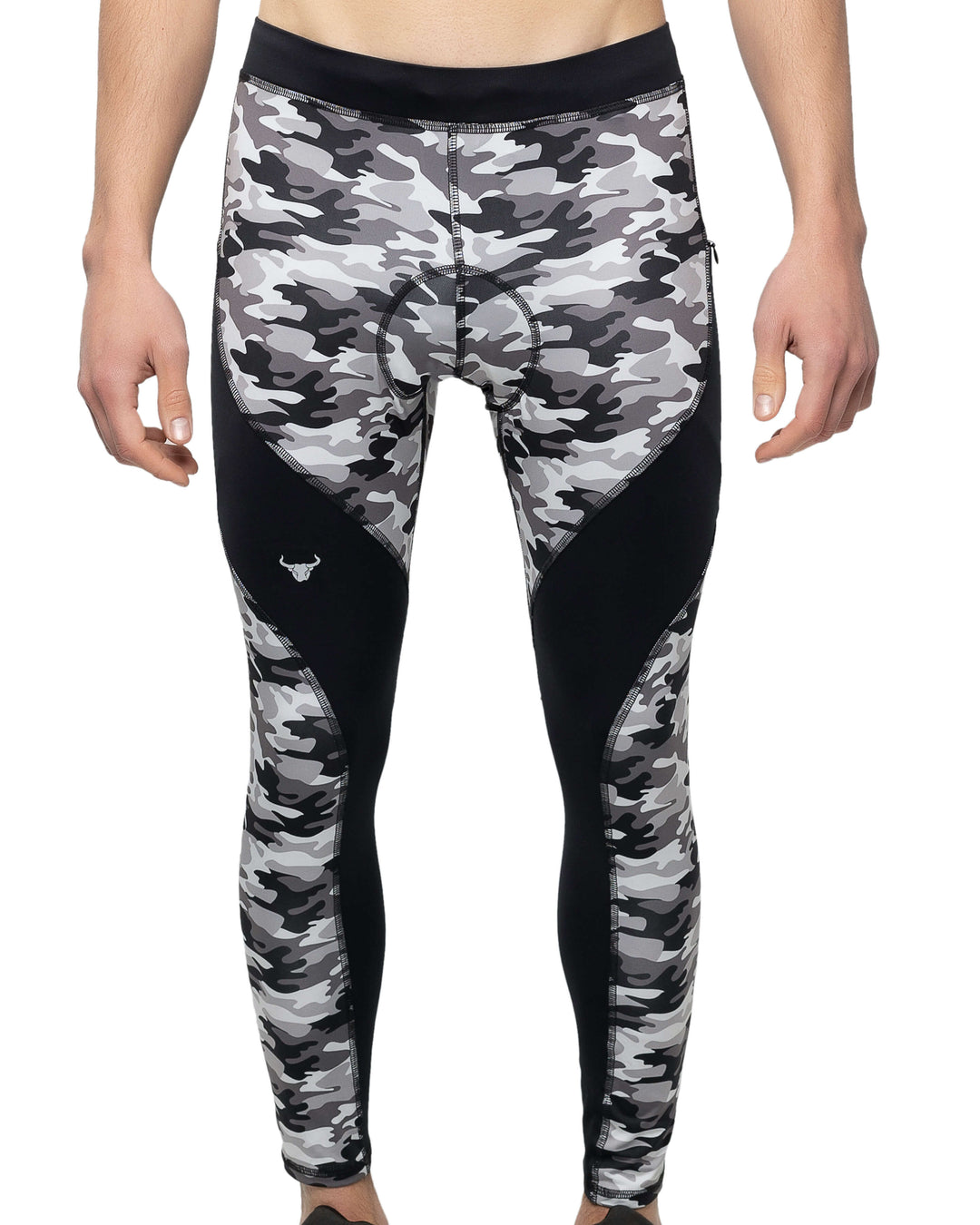 Gray Camo Biker Meggings