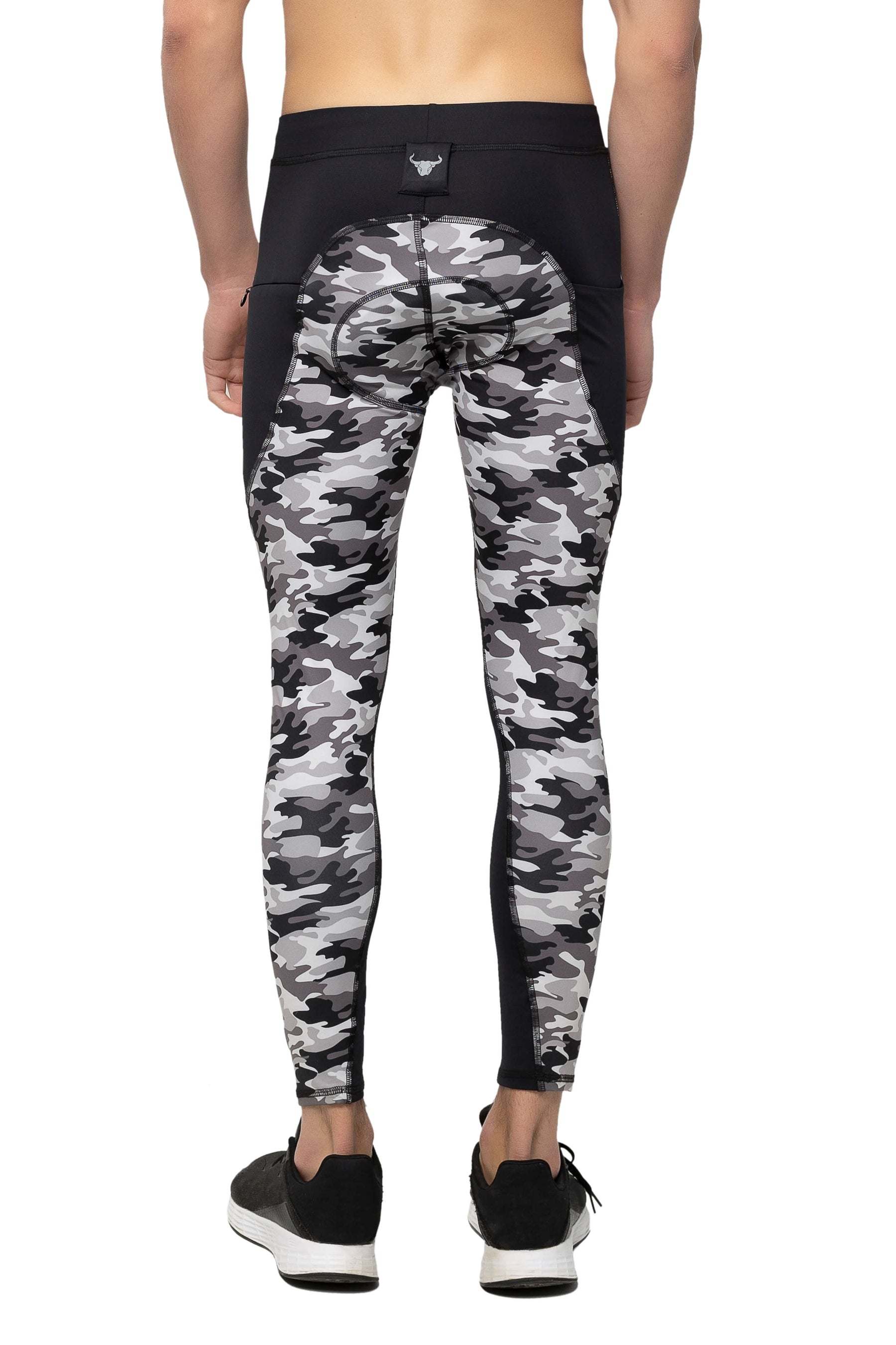 Gray Camo Biker Meggings