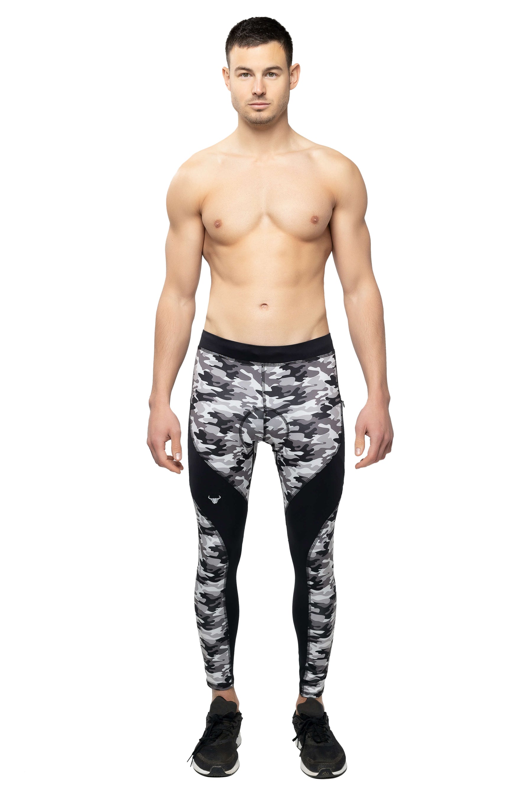 Gray Camo Biker Meggings