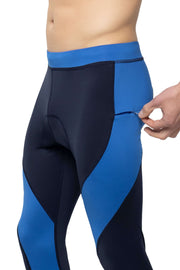 Navy/Blue Biker Meggings