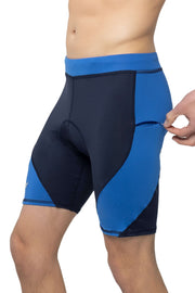 Navy/Blue Biker Shorts