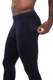 black leggings for men