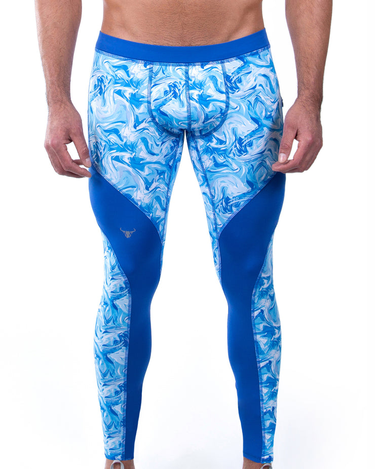 men's blue meggings