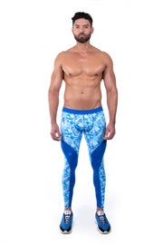 men's blue meggings