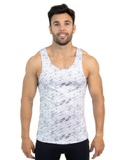 white workout tank top