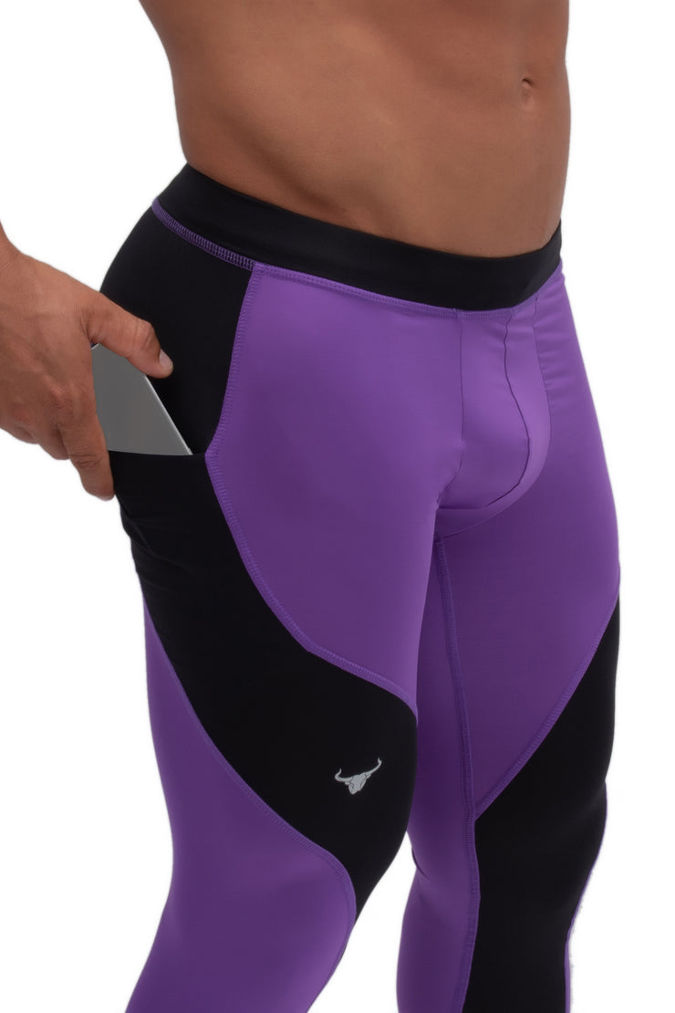 purple meggings