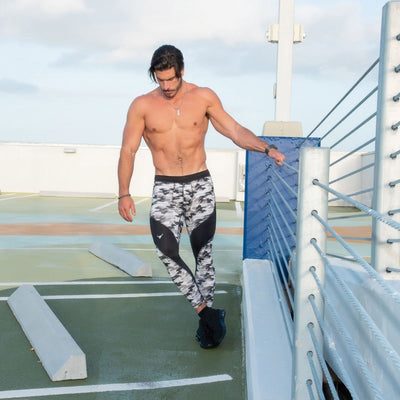 Gray Camo Meggings: Product Overview
