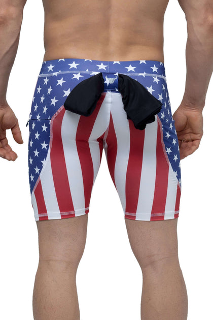 Men's Compression Shorts | America Shorts - Matador Meggings