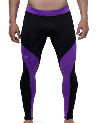 Mens purple compression tights clearance