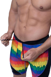 men compression short