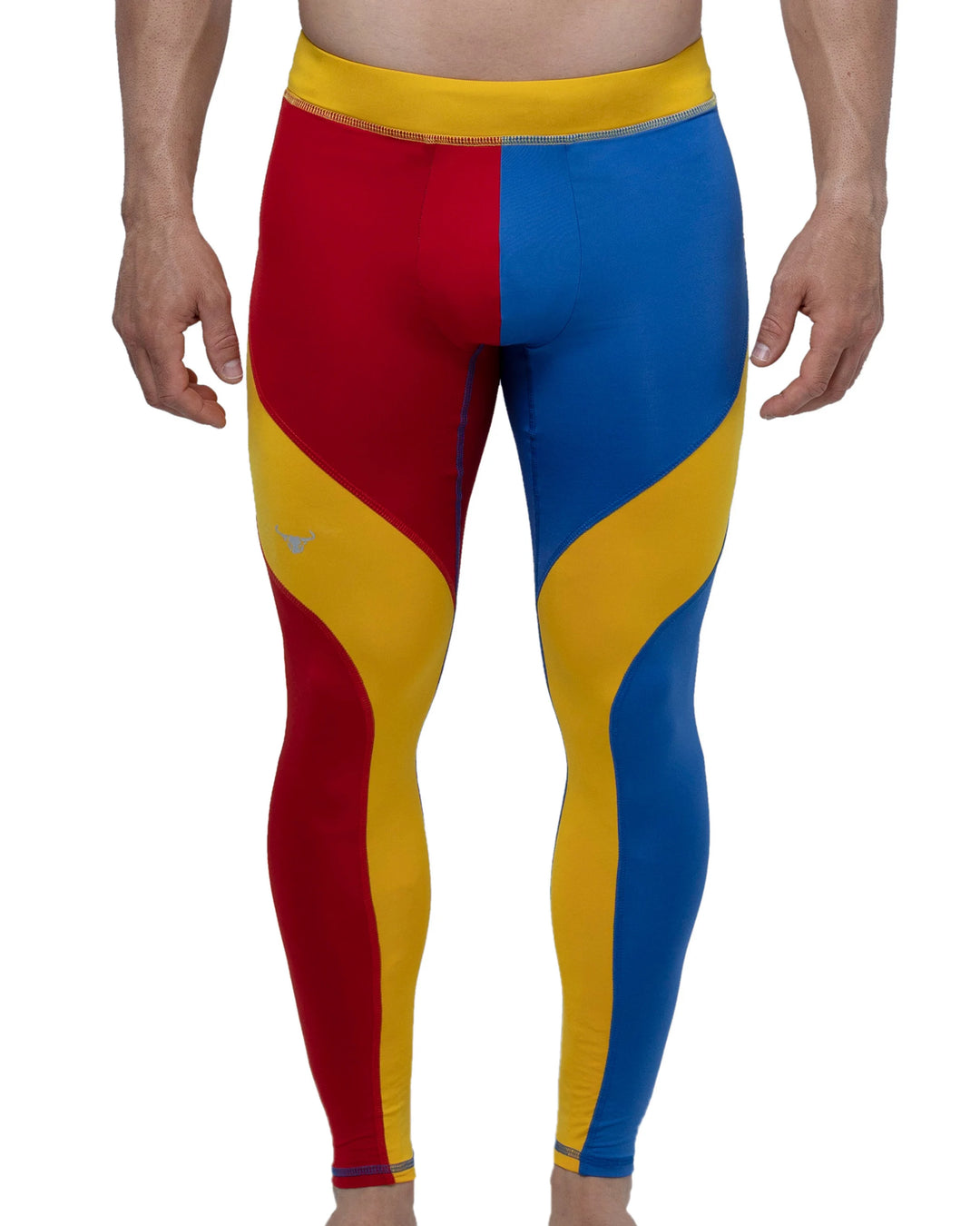 Men s Leggings Red Blue Yellow Meggings Matador 2XL Red Blue Yellow