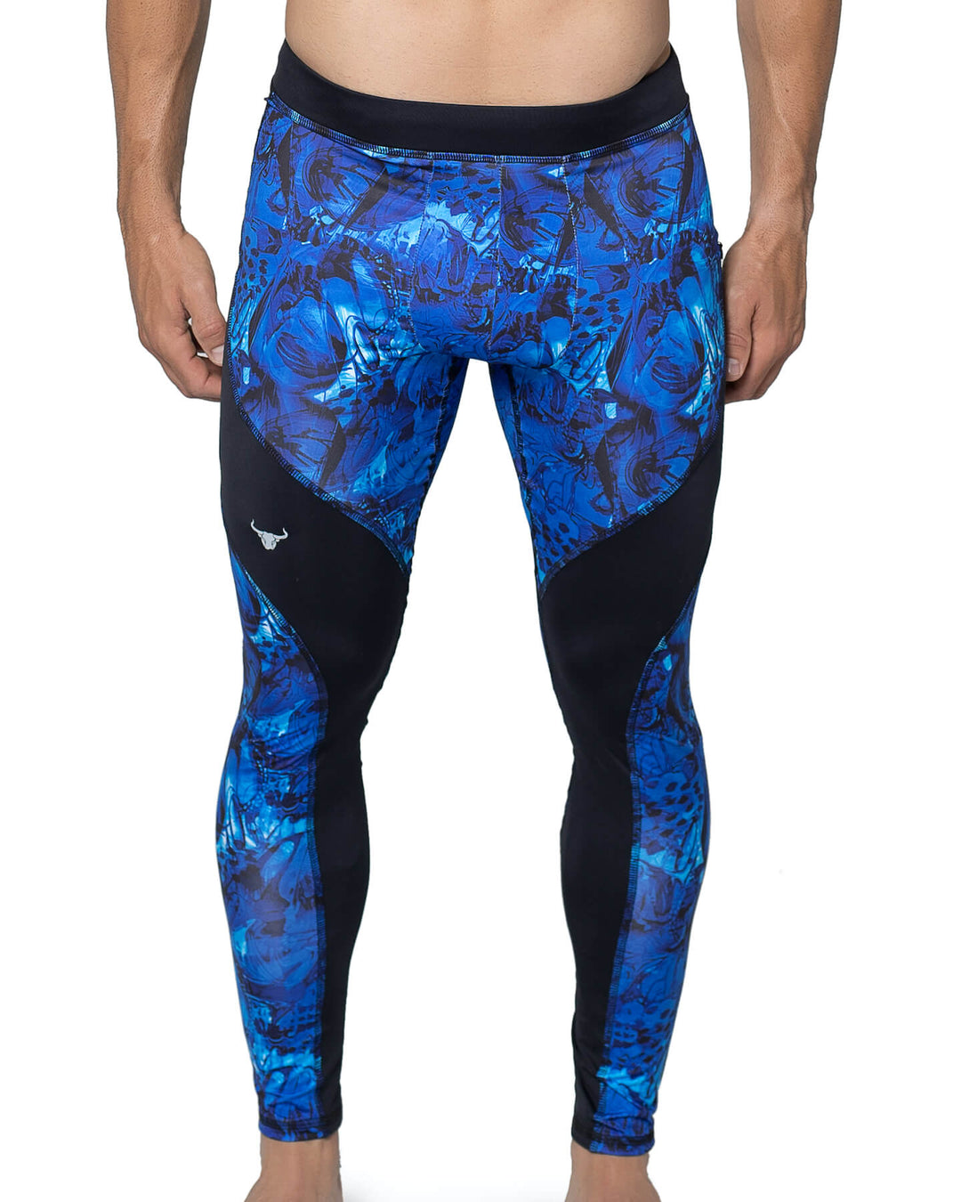 Blue mens leggings best sale