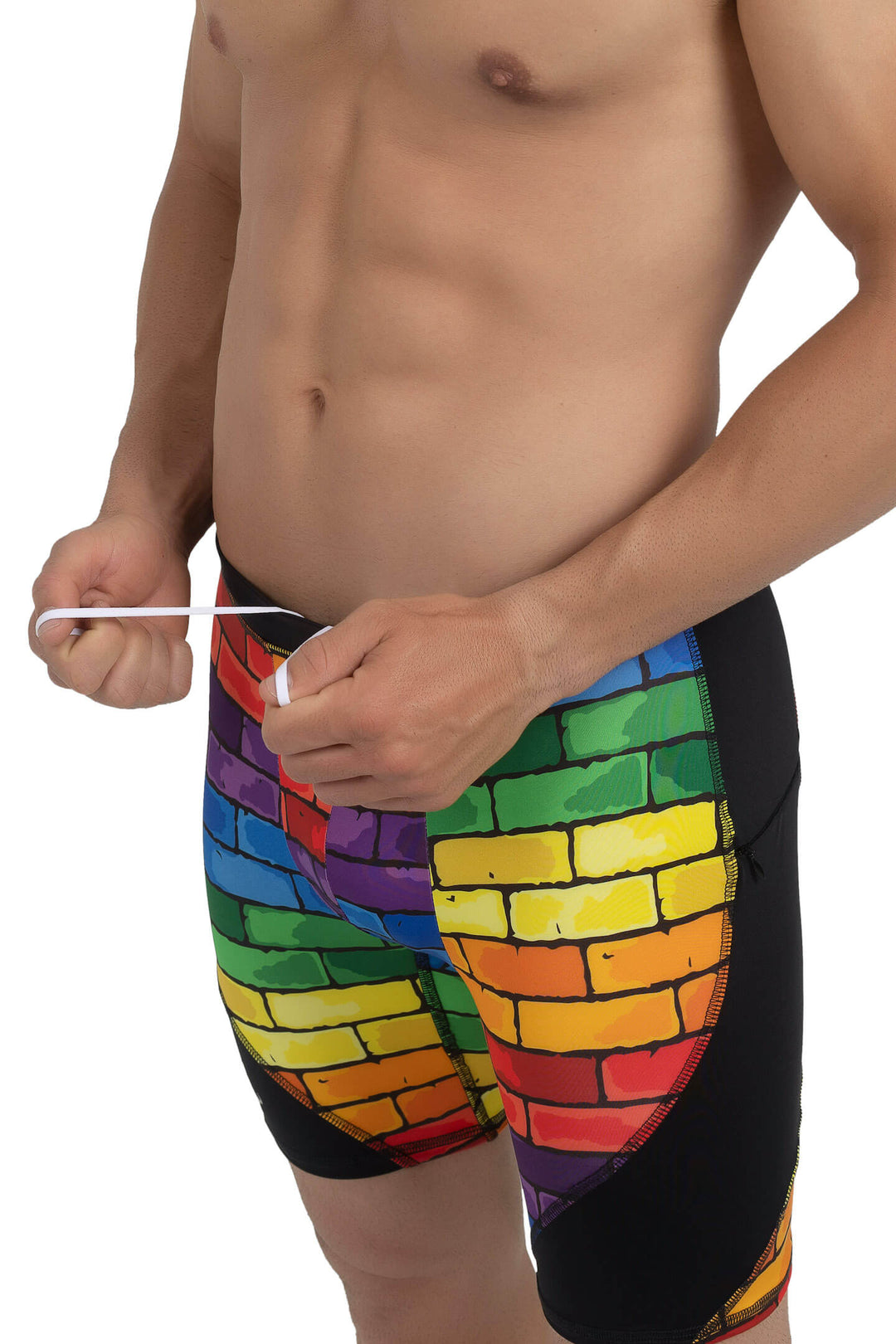 Men's Compression Shorts | Rainbow Shorts - Matador Meggings