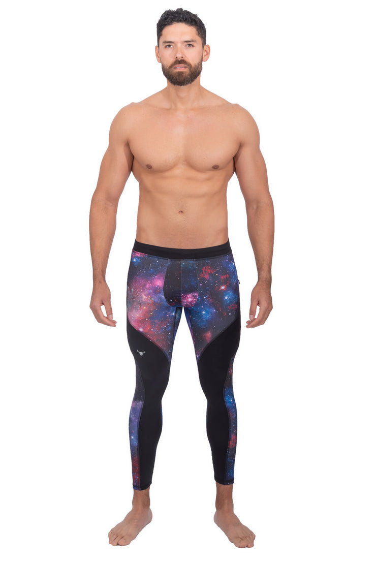Galaxy Men's Leggings. Running and Yoga Space Pants -  Canada