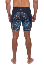 back of men's compression triangle shorts design