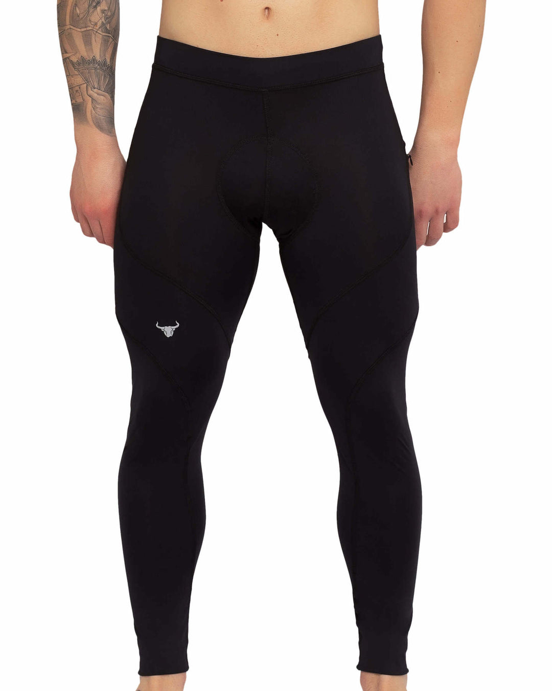 Black/Black Biker Meggings