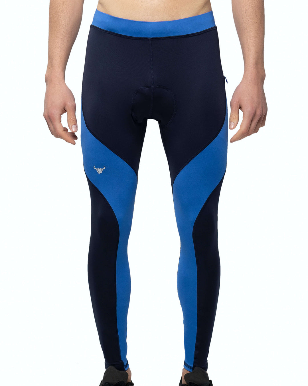 Navy/Blue Biker Meggings