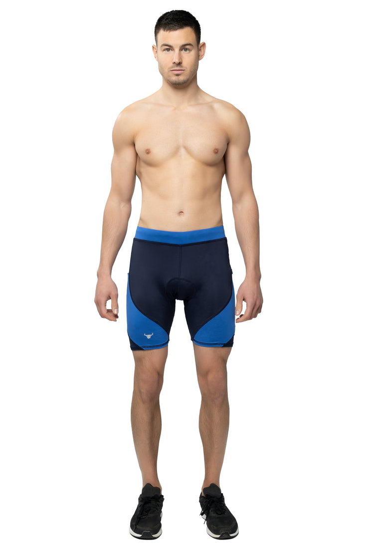 Navy/Blue Biker Shorts