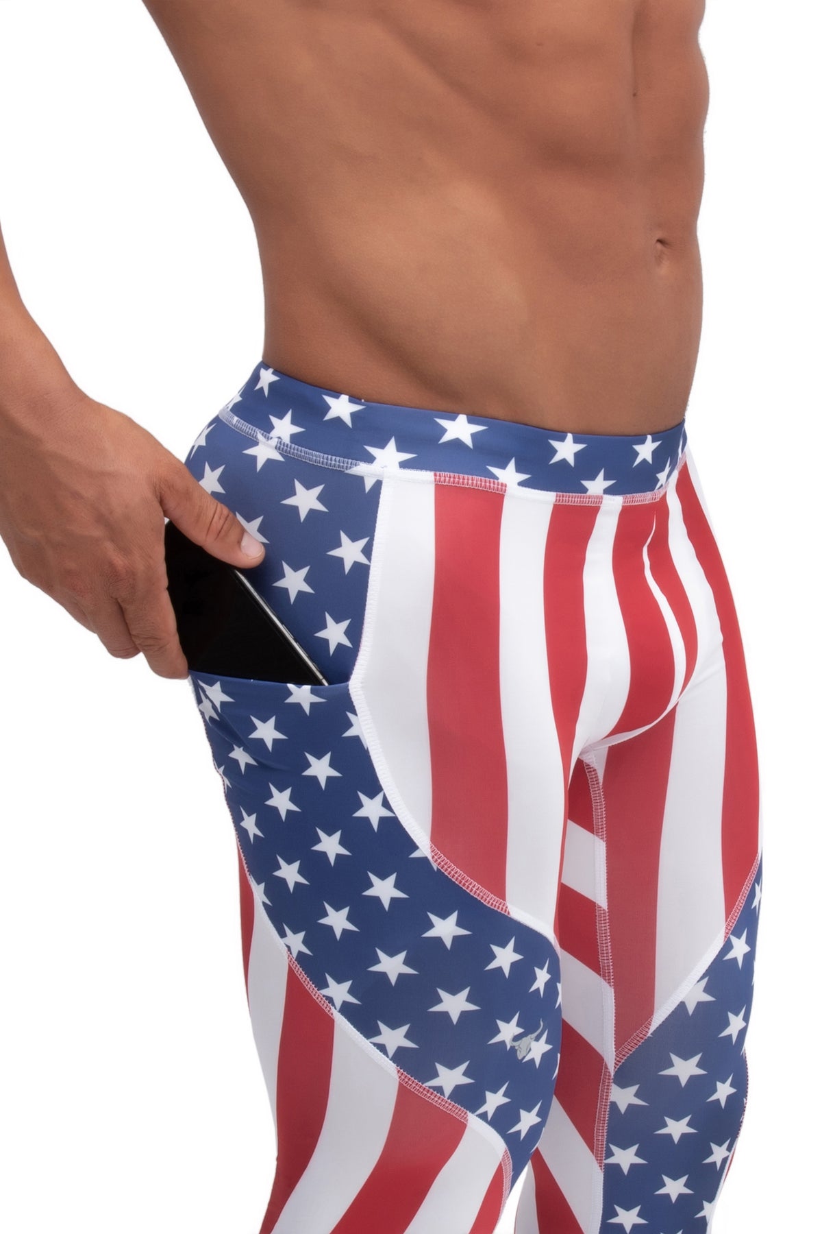 Men's Leggings - America Print | Meggings - Matador