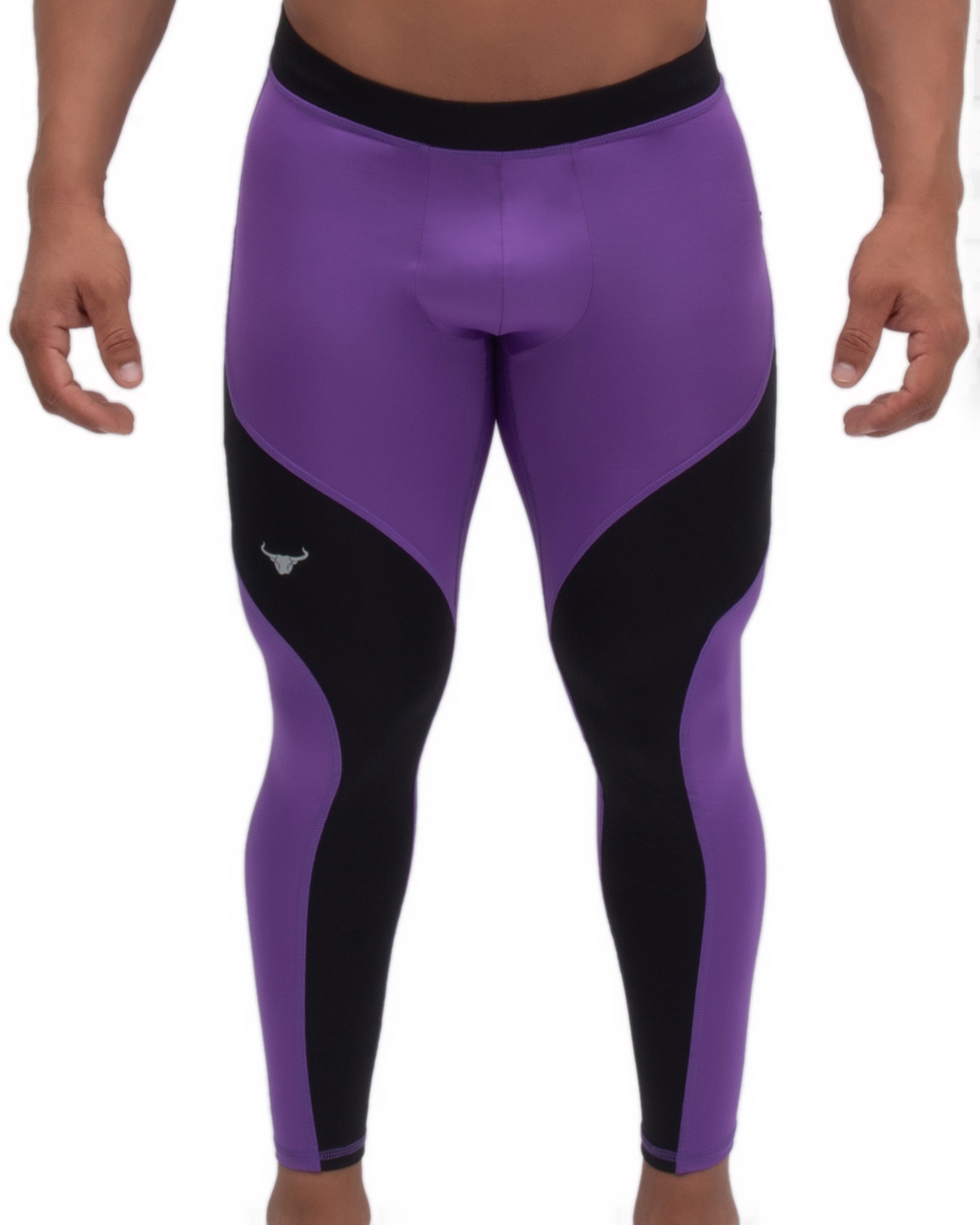 Purple/Black Meggings