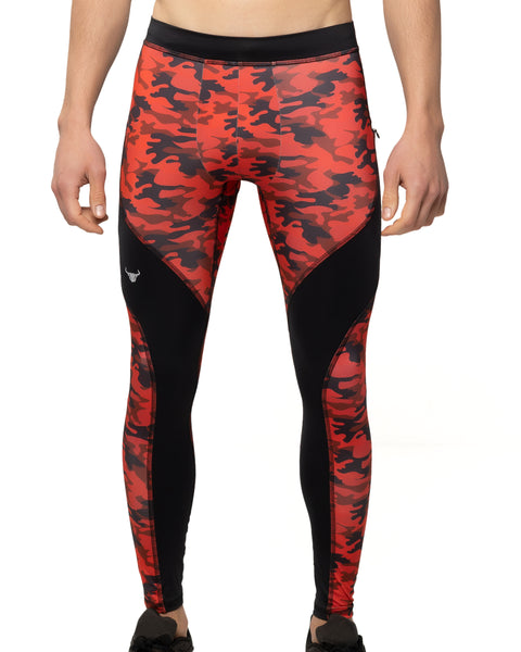 Camo Sport Tights Man Crossfit Compression Pants Men Dry Fit Running Gym  Leggings Mens Camouflage Legging Homme Hombre Red White - AliExpress