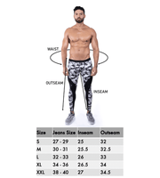 Matador Meggings - Size Chart