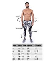 leggings for men | Matador Meggings - Size Chart